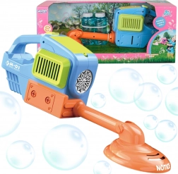Woopie bubble maker with lawnmower attachment, blue