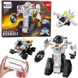 3-in-1 Building Set: Robot, Space Rover and RC Airplane, 408 Pieces