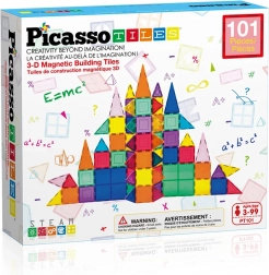 Set di costruzioni magnetiche PICASSO – 101 pezzi