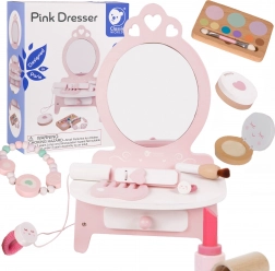 Wooden Dressing Table for Children with Mirror and Accessories Classic World