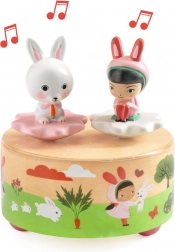 Music Box Bunny and Girl DJECO