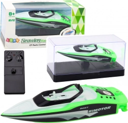 Green Remote-Controlled Motor Boat