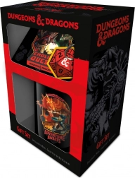 Coffret cadeau Dungeons & Dragons – mug, sous-verre et porte-clés
