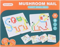 Barevná kloboučková mozaika 120 ks