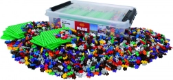 Plus-Plus box base con 4000 pezzi e 12 basi