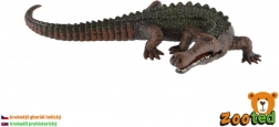 Plastic figurine of an Indian gharial 17 cm