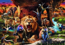 Clementoni puzzle Zbor živali 1500 koščkov