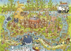 Puzzle HEYE Mad ZOO: Australian Exhibit 1000 Pieces