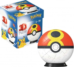 3D puzzleball Pokémon Repeat Ball 54 dijelova