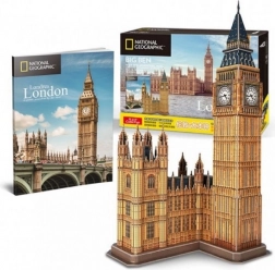 3D Puzzle NATIONAL GEOGRAPHIC: Big Ben, 94 Pieces – CUBICFUN