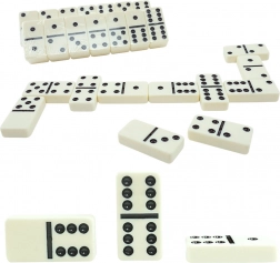 Classic Domino Game with 28 Pieces in Plastic Case