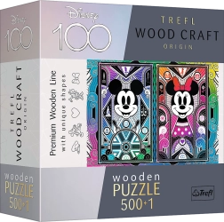 Wooden Puzzle Mickey Mouse & Minnie 501 Pieces