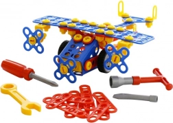Gradbeni komplet Mladi inženir – letalo, 144 delov