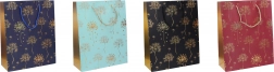 Darilna vrečka 18 × 23 × 10 cm, celoletna, 4 barve