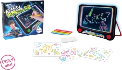 Świecąca tablica do rysowania 25 cm