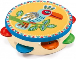 Djeco Animambo tambourine with toucan design