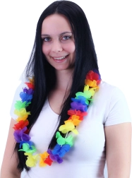 Collana Hawaiana Fiori Colorati