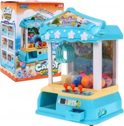 Ball Catcher Vending Machine for Kids 3+ Arcade Game Ball Catcher + Control Panel + 10 Balls + 12 Tokens