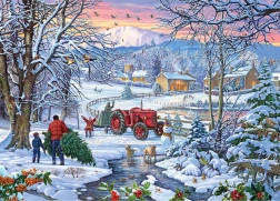 GIBSONS Puzzle We’re Carrying the Christmas Tree 1000 pieces