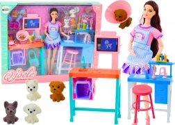 Liječnički set s lutkom, životinjicama i priborom