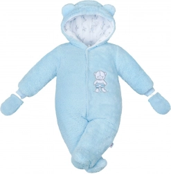 Winter jumpsuit for baby New Baby Nice Bear blue