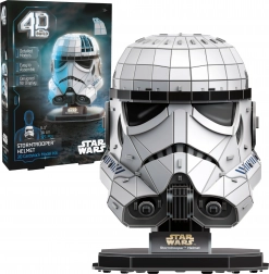 3D model za sestavljanje Star Wars čelada Stormtrooper 12 cm – Spin Master 4D Build