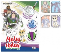 Watercolor Coloring Book A4 Rocket