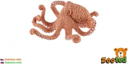 Realistische octopusfiguur 11 cm kunststof