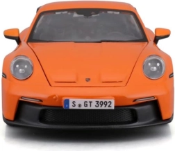 Metalowe autko BBURAGO 1:24 PORSCHE 911 GT3 pomarańczowe