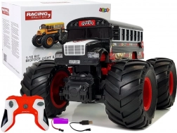 Racing Monster Vehicle Black Bus