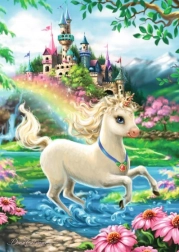 Unicorn Castle Puzzle RAVENSBURGER 35 pieces
