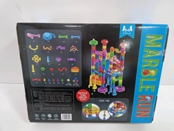 Świecący tor kulkowy do zabawy w ciemności, 72 elementy