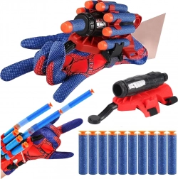 Glove with foam dart launcher for kids