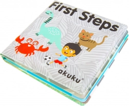 Squeaky bath book for babies AKUKU First Steps