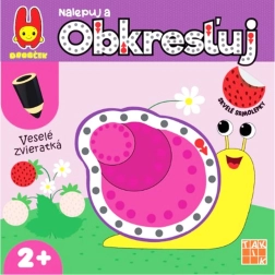 Stick and Trace: Happy Animals – Creative Workbook for Kids 3+