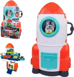 Vesmírná raketa s příslušenstvím na baterie