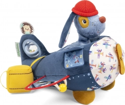 Lilliputiens blød aktivitetslegetøj fly med hunden Jules