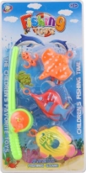 Plastična ribiška palica s kavljem za otroke