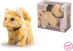 Walking cat with effects 16 cm – Czech packaging
