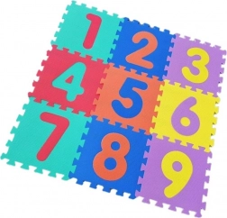 Foam puzzle with numbers 30 × 30