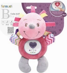 Riccio di peluche interattivo con lucina e melodie