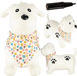 Gumený skákací pes pre deti