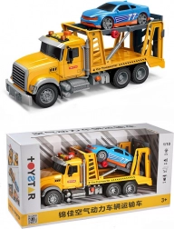 2-in-1 Tow Truck with Adjustable Lights and Sounds