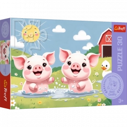 Puzzle Trefl Fröhliches Landleben 30 Teile