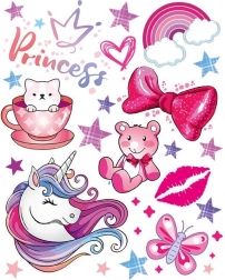 Iron-on Stickers Unicorn – Large Sheet