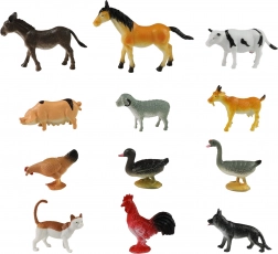 Farm Animals - set of 12 pcs
