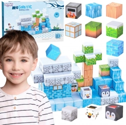 Woopie Magnetic Building Blocks – Winter World 66 pcs