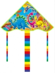 Flyvende drage med motiv af havdinosaur 91 × 50 cm