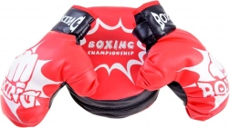 Boxing Set with Gloves and Punch Pad