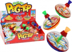 Traditional Spinning Top for Children 15 cm x 14 cm, 3 Designs